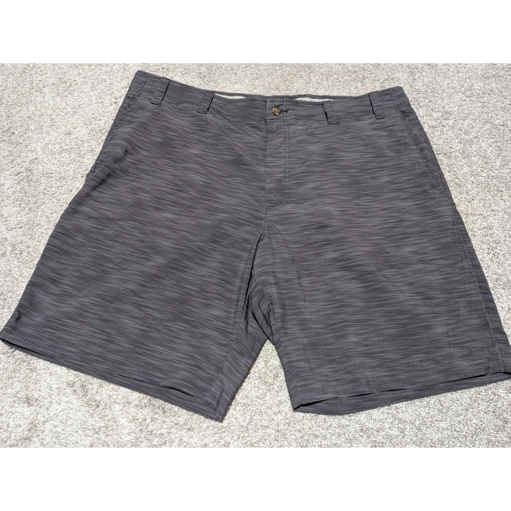 Callaway Golf Shorts Mens 40 Grey Chevron Textured‎ Performance Stretch Active